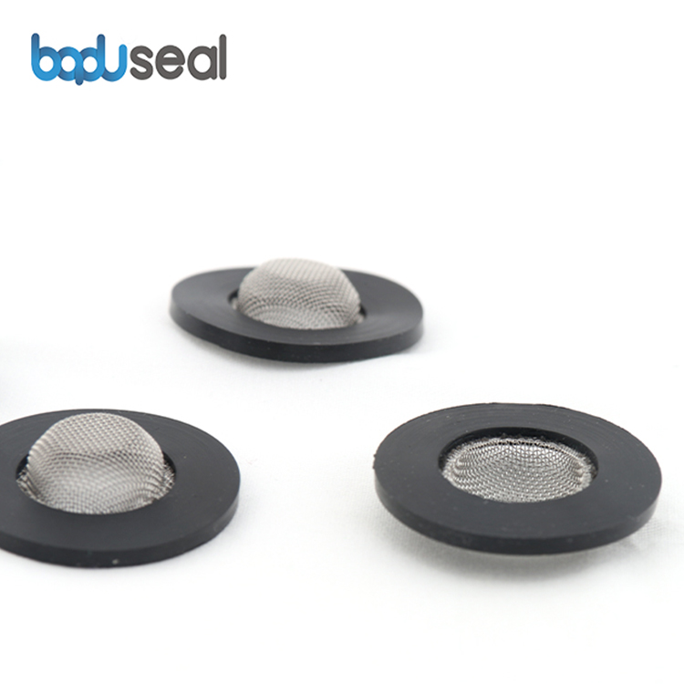 廠家直供進(jìn)水過濾網(wǎng)墊片清洗機橡膠密封過濾墊片